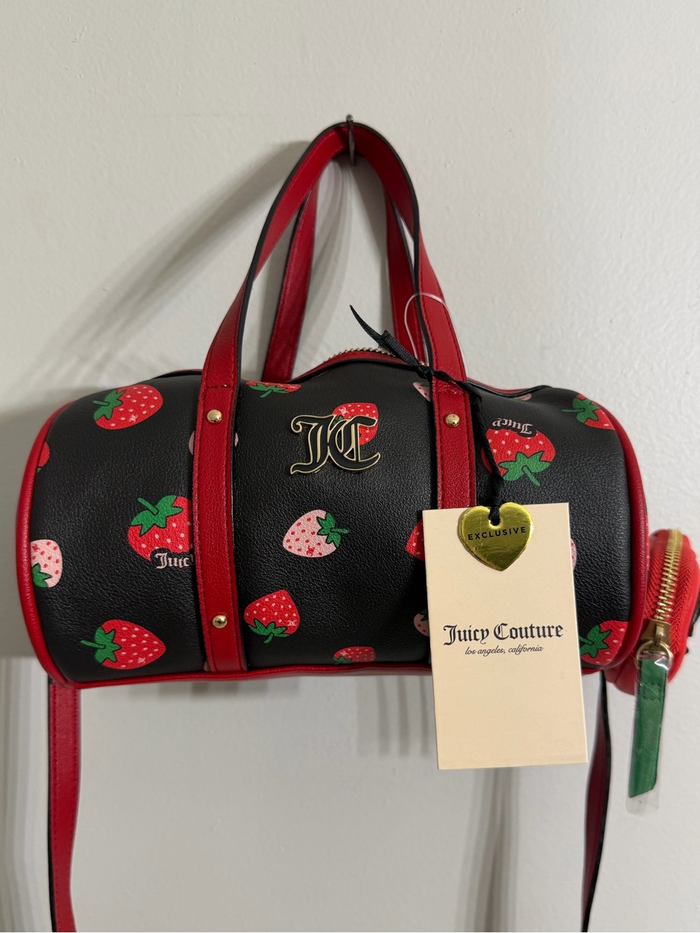 Juicy Couture "Sweet N' Juicy" Mini Barrel Bag